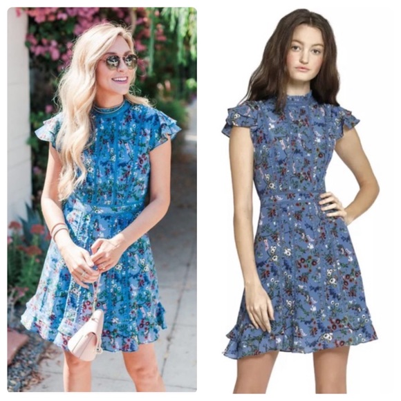 Floral Dress Alice Olivia Midi Dress Buy Alice And Olivia